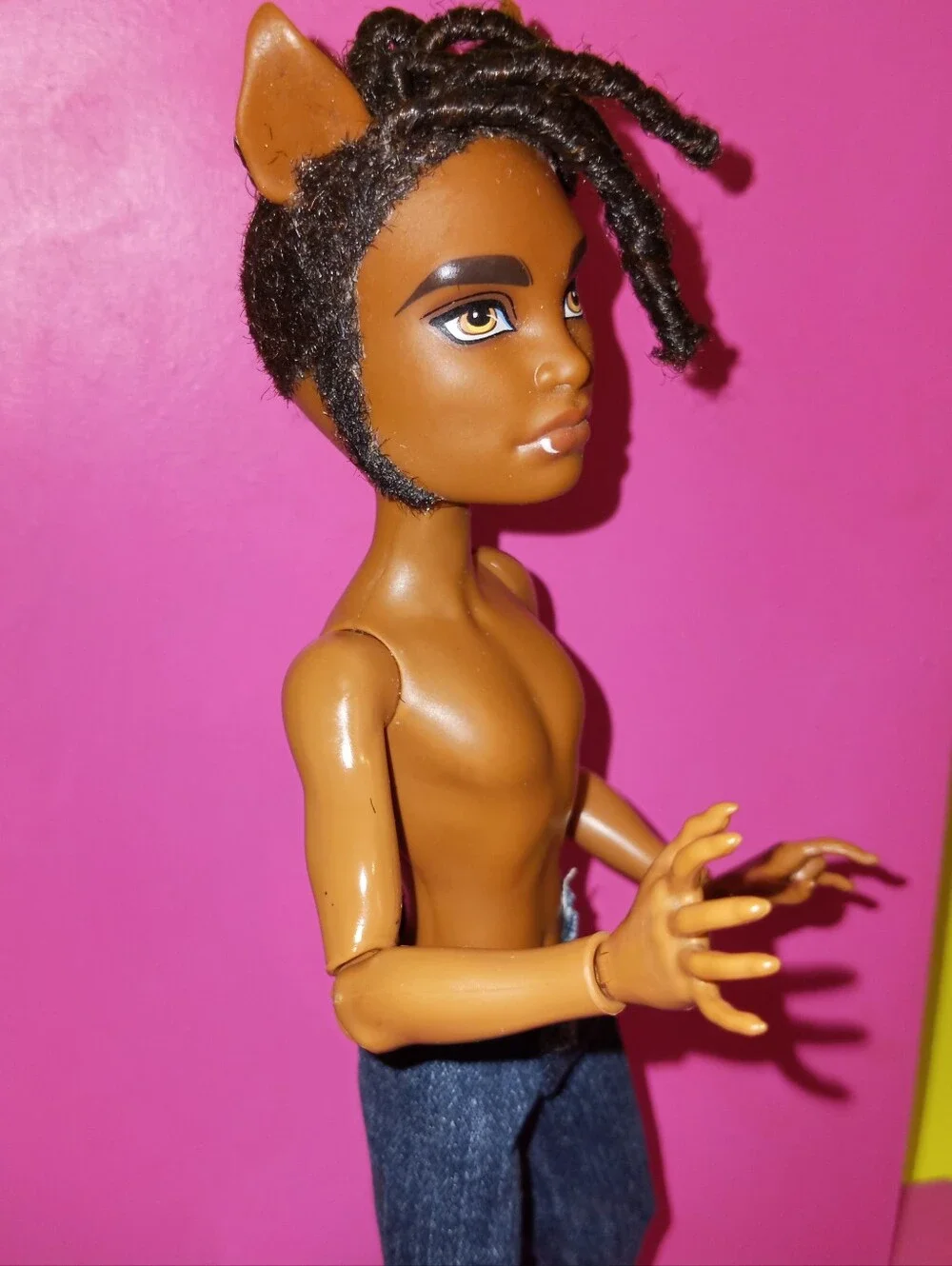 Monster high Clawd Doll locs Custom